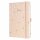 SIGEL JN335 Notizbuch Jolie - Rose Love - liniert - 80 g/m² - ca. A5 - rosa - Hardcover - 174 Seiten - FSC-zertifiziert