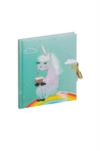 Pagna Tagebuch Einhorn 128S mit Schloß blanko