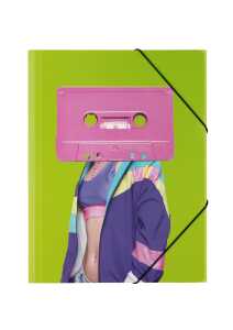 Pagna Gummizugmappe A4 PP Tape Zine Kultur 3 Einschlagklappen