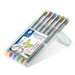 Staedtler pigment liner 0,5mm 6 Farben Box 4007817049372