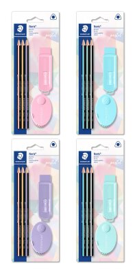 Staedtler Bleistiftset slim Pastel  100% PEFC