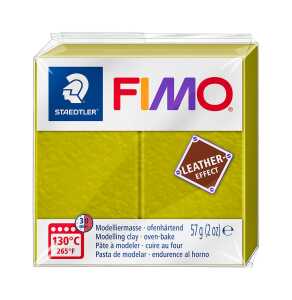 FIMO Modelliermasse leath.-ef. olive