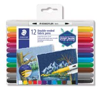 Staedtler Fasermaler D.spitze textil 12ST