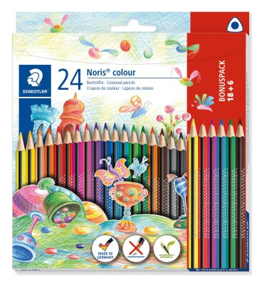 Staedtler Buntstift Noris colo 18+6 100% PEFC