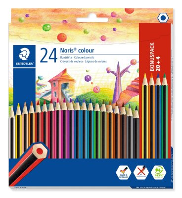 Staedtler Farbstift Noris colour 24 100% PEFC