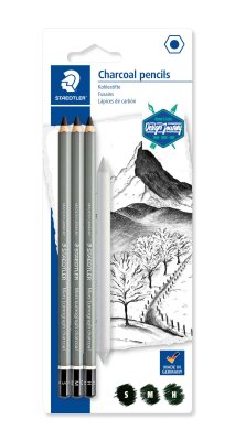 Staedtler Kohlestift Lumog. BK      100% PEFC