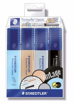 Staedtler Textmarker Textsurfer clas 4St Etui