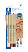 Staedtler Pastellstift Lumog. 6x BK  FSC 100%