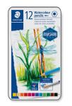 Aquarellstift 2,9 mm, hängbares Metalletui mit 12...