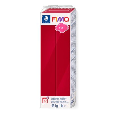 Staedtler Mod.masse Fimo soft 454g kirschrot