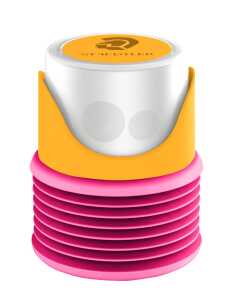 Doppelspitzdose mit Faltenbalg, Schachtel mit 6 Stück