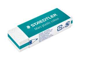 Radierer Mars® plastic colour türkis, PVC, 65 x 13 x 23 mm, 20 Stück