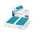 Radierer Mars® plastic colour türkis, PVC, 65 x 13 x 23 mm, 20 Stück