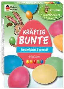 5 kräftig bunte Eierfarben flüssig