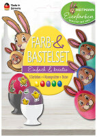 Heitmann Eierfarben Farb- und Bastelset - 5 Bunte...