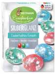 Eierfarben Silberglanz - 3 Kaltfarben - glitzerndes...