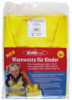 Warnweste gelb für Kinder