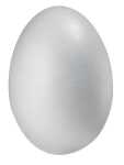 GLOREX Styropor-Eier 3,5cm 12St
