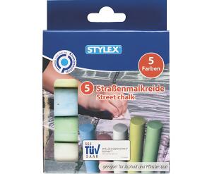 Straßenmalkreide 5 Farben Faltschachtel Länge 19,5cm Durchmesser 4,5cm