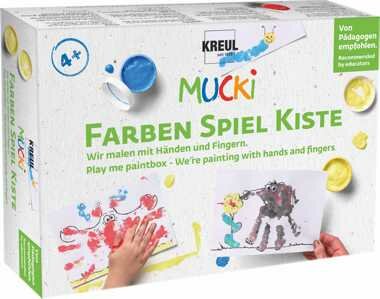 MUCKI FarbenSpielKiste Wir malen mit Händen und Fingern