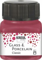 KREUL Glass & Porcelain Classic Granatrot 20 ml