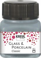 KREUL Glass & Porcelain Classic Metallic-Silber 20 ml