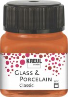 KREUL Glass & Porcelain Classic Metallic-Kupfer 20 ml