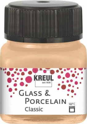 KREUL Glass & Porcelain Classic Metallic-Champagner 20 ml