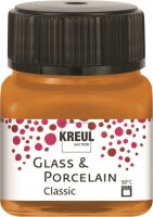 KREUL Glass & Porcelain Classic Metallic-Goldbronze 20 ml