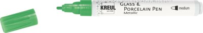 KREUL Glass & Porcelain Pen Metallic medium Grün-Metallic