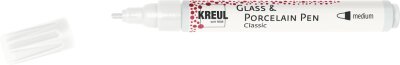 KREUL Glass & Porcelain Pen Classic medium Weiß