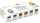 KREUL Glass & Porcelain Classic Metallicfarben Set 6 x 20 ml