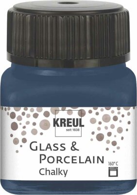 KREUL Glass & Porcelain Chalky Navy Blue 20 ml