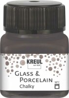 KREUL Glass & Porcelain Chalky Volcanic Gray 20 ml