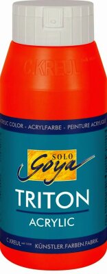 SOLO GOYA Triton Acrylic Echtrot 750 ml