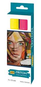 Acrylic Paint Marker 15.0 2er Set Fluoresz. Gelb und Fluoresz. Pink