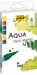 SOLO GOYA Aqua Paint Marker Warm Colors 6er Set