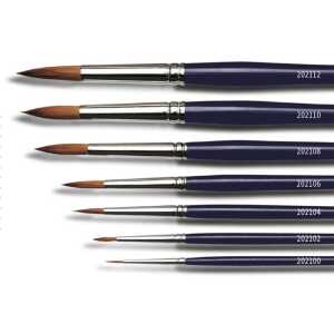 SOLO GOYA Künstlerpinsel Rotmarder imit. rund Gr. 5x0