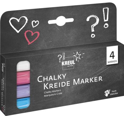 KREUL Chalky Kreidemarker 4er Set