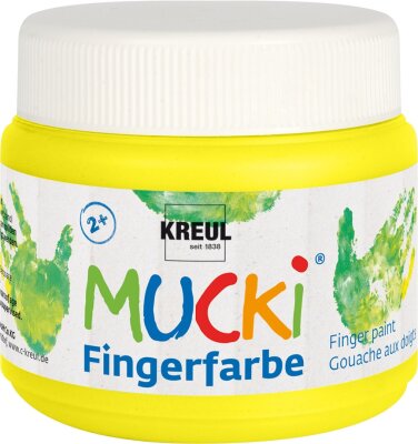 MUCKI Fingerfarbe Gelb 150 ml