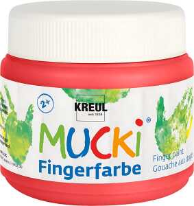 KREUL Fingerfarbe MUCKI, rot, 150 ml (57600094)