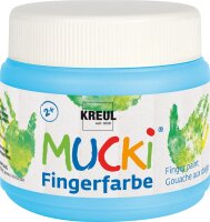 MUCKI Fingerfarbe Hellblau 150 ml