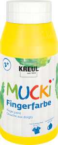 MUCKI Fingerfarbe Gelb 750 ml 4000798032029
