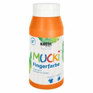 MUCKI Fingerfarbe Orange 750 ml