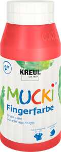 MUCKI Fingerfarbe Rot 750 ml 4000798032050