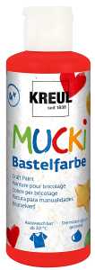 MUCKI Bastelfarbe Rot 80 ml 4000798240059