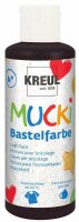 MUCKI Bastelfarbe Schwarz 80 ml