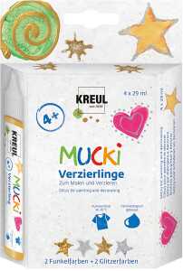 KREUL Verzierling MUCKI, 4er-Set (57602315)