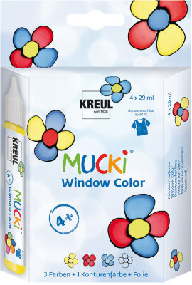 MUCKI Window Color 4er Set