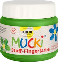 MUCKI Stoff-Fingerfarbe Grün 150 ml